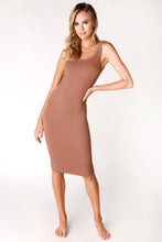 Load image into Gallery viewer, Ribbed Midi Bodycon Dress