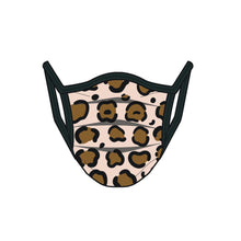 Load image into Gallery viewer, PRINTED CHEETAH - ACCORDION MASK