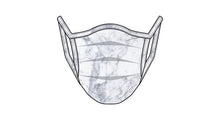 Load image into Gallery viewer, PRINTED MARBLE - ACCORDION MASK W/FILTER POCKET