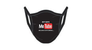 PRINTED GRAPHIC - "WELCOME TO MY CHANNEL"- BASIC BINDING MASK [PRE-ORDER]