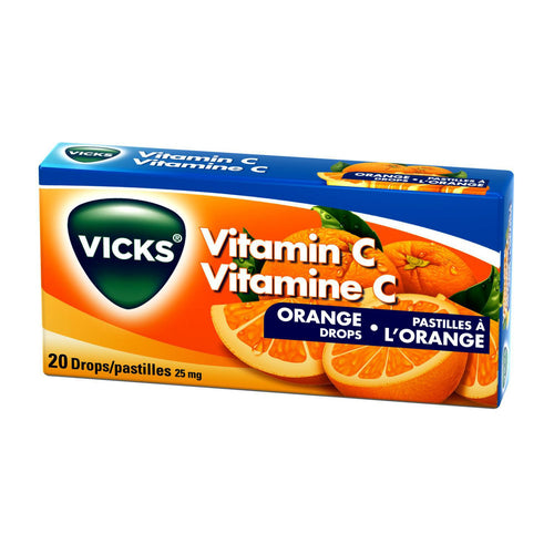 VICKS VITAMIN C DROPS - ORANGE