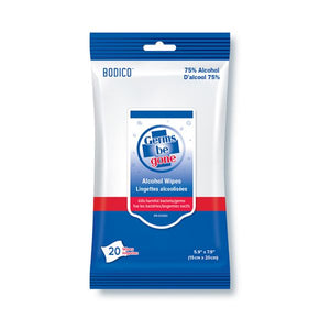 BODICO ALCOHOL WIPES (PACK OF 20)