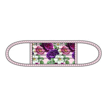 Load image into Gallery viewer, PRINTED FLORAL - ACCORDION MASK W/FILTER POCKET