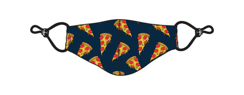 PRINTED PIZZA - CORDLOCK PROTECTIVE FACE MASK