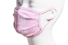 Load image into Gallery viewer, PRINTED UNICORN - KIDS - ACCORDION PROTECTIVE MASK