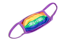 Load image into Gallery viewer, RAINBOW PRIDE - ACCORDION MASK W/FILTER POCKET