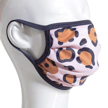 Load image into Gallery viewer, PRINTED CHEETAH - ACCORDION MASK