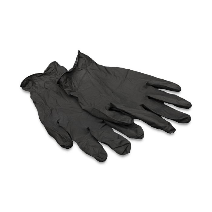 BLACK DISPOSABLE GLOVES